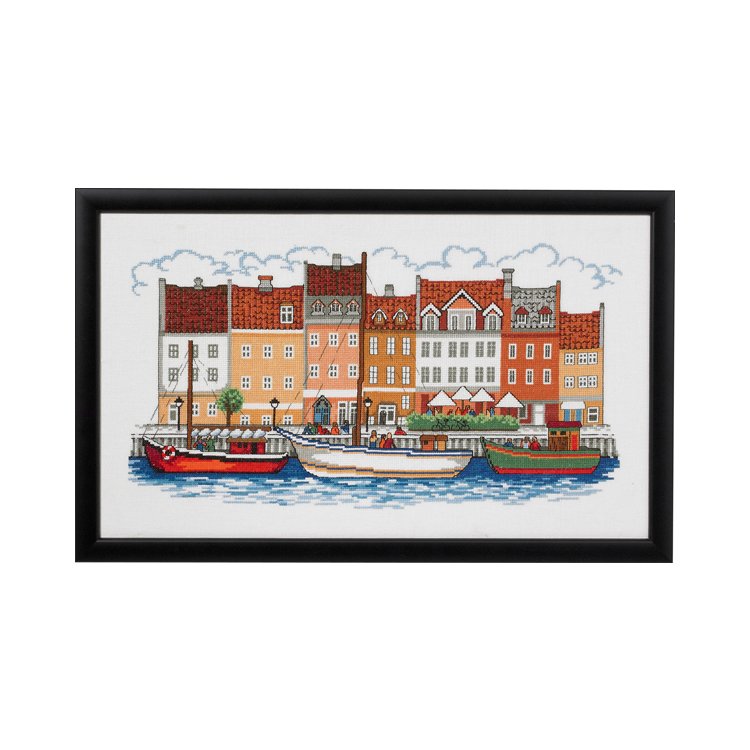 70-3179 Гавань. Набір для вишивання хрестом PERMIN - 1