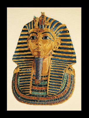 945 Tutankhamen (small) Linen. Набір для вишивки хрестом Thea Gouverneur - 1