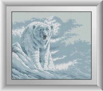 30799 Полярный медведь. Набор для рисования камнями Dreamart - 1