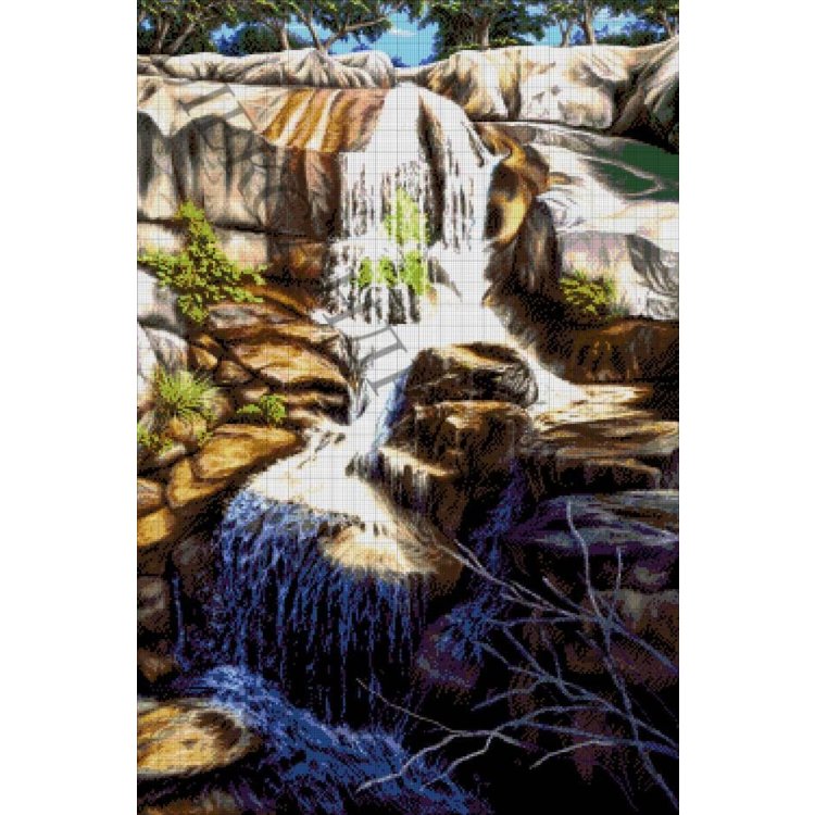 48-3174-НВ Водопад. Набор Для вышивки бисером ТМ Токарева А. - 1
