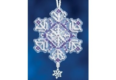 вишивка гладдю MH162303 Аметистовий кристал. Набір для вишивки в змішаній техніці Mill Hill