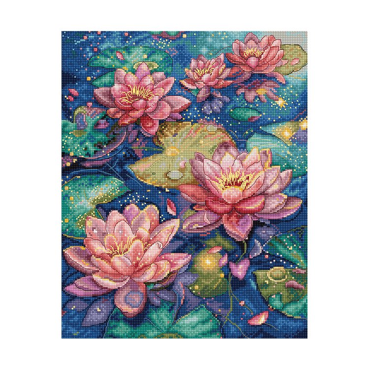Набор для вышивки крестом L9910 Water lily. Letistitch - 1