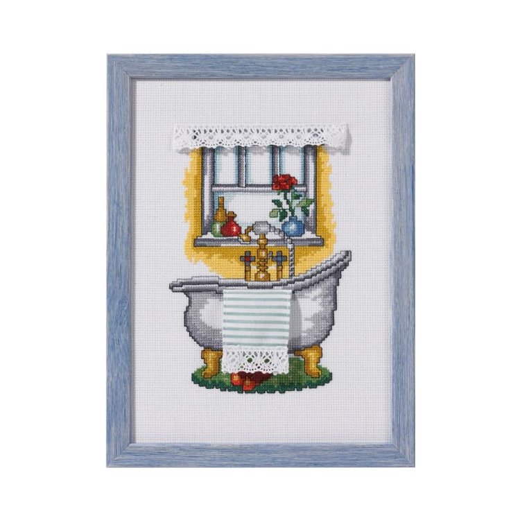 92-1155 Ванна. Набір для вишивання хрестом PERMIN - 1