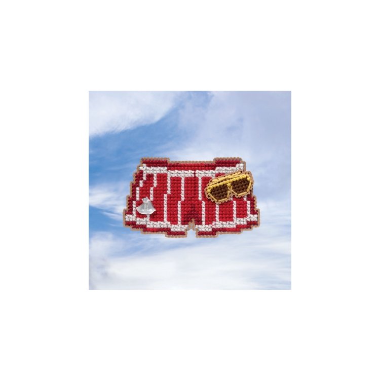 MH181912 Плавки. Набір для вишивки в змішаній техніці Mill Hill - 1