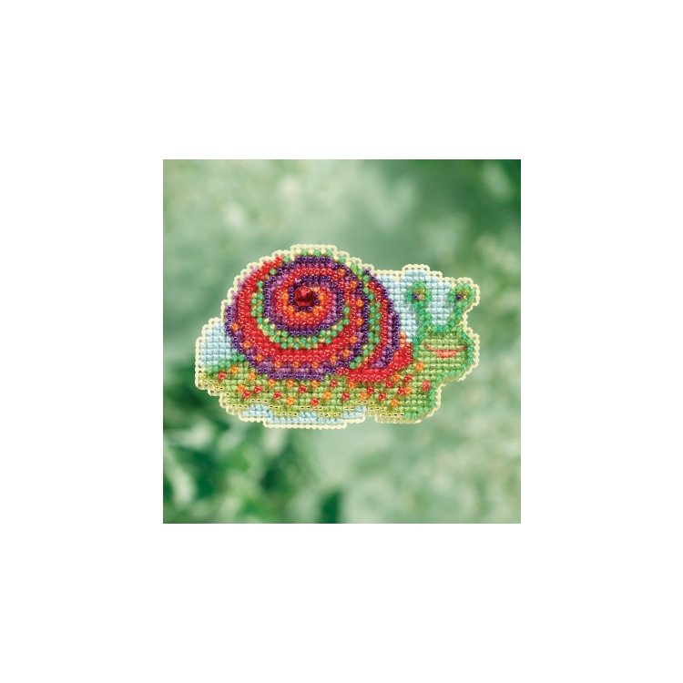 MH181714 Улитка. Набор для вышивки в смешанной технике Mill Hill - 1