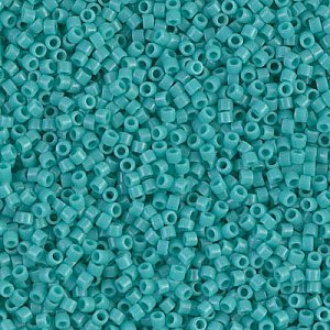 DB-729 Бісер Miyuki Delica Beads 11/0 (натуральний, бірюзовий) - 1
