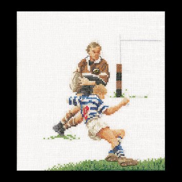 3037 Rugby Linen. Набір для вишивки хрестом Thea Gouverneur - 1