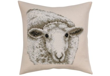  83-6104 Белая овца. Набор для вышивания крестом PERMIN