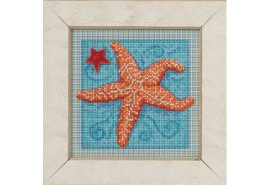 вишивка гладдю MH141615 Морська зірка. Набір для вишивки в змішаній техніці Mill Hill