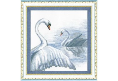  №294  Лебеди Набор для вышивания крестом