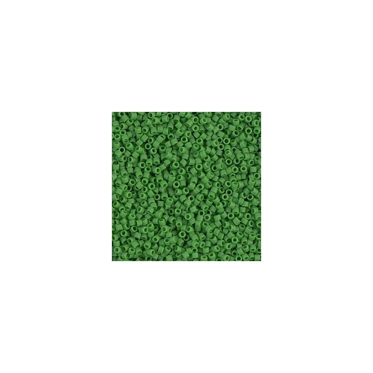 DB-754 Бісер Miyuki Delica Beads 11/0 (матовий, зелений) - 1