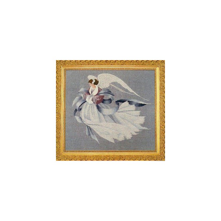 LL33 Angel of Winter // Ангел Зими. Схема для вишивки хрестиком на папері Lavender &amp; Lace - 1