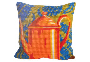  5013 Orange Tea Pot. Набір для вишивки хрестиком Collection D'Art