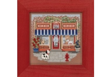 вышивка гладью MH144103 Зоомагазин. Набор для вышивки в смешанной технике Mill Hill