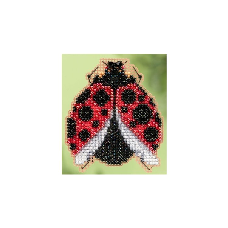 MH185103 Божья коровка. Набор для вышивки в смешанной технике Mill Hill - 1