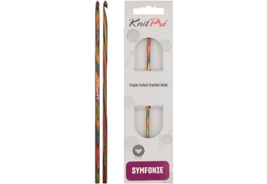  20704 Крючок вязальный односторонний Symfonie Wood KnitPro, 15 см, 3.75 мм