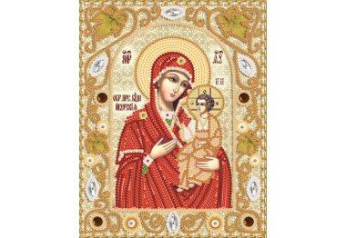 НИК-5318 Иверская икона Божией Матери. Набор для вышивки бисером Маричка
