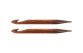 Гачок односторонній туніський знімний дерев'яний Ginger KnitPro - 1