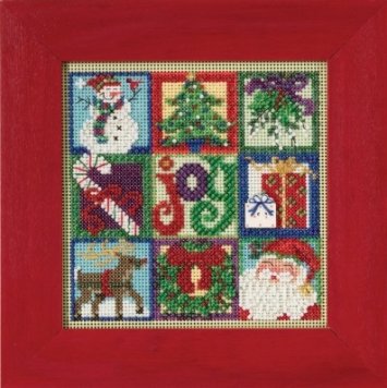 MH145301 Радость рождества. Набор для вышивки в смешанной технике Mill Hill - 1