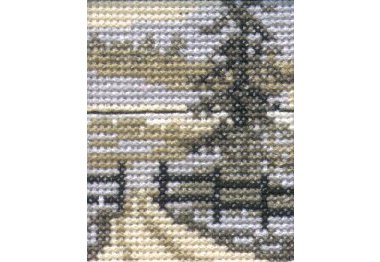  14-6361 Ялина (Spruce. Набір для вишивання хрестом PERMIN