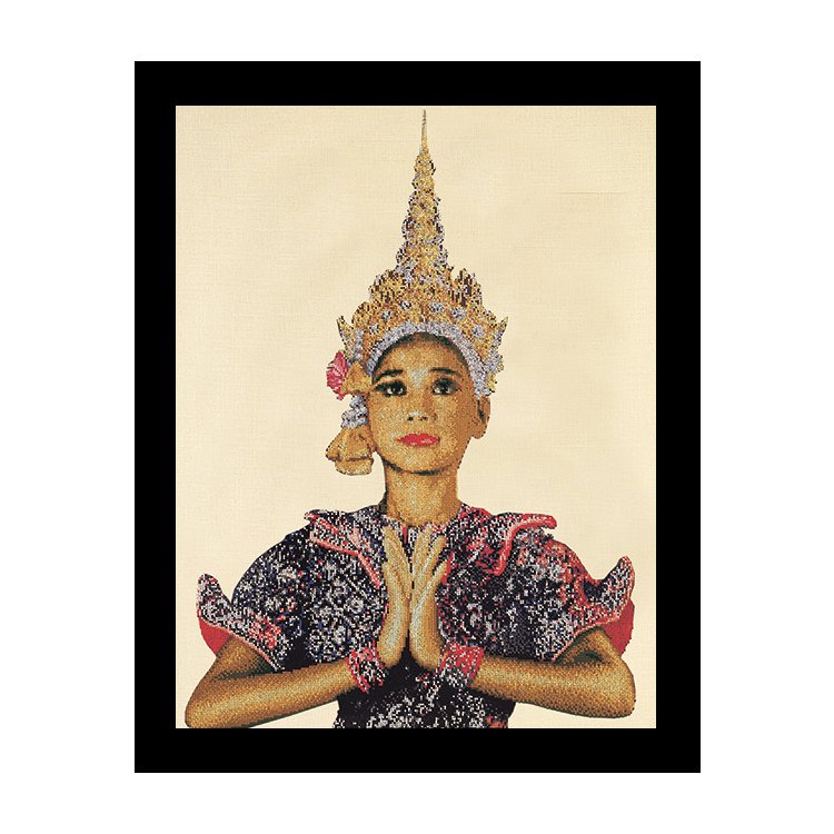 422 Thai Lady (small) Linen. Набор для вышивки крестом Thea Gouverneur - 1