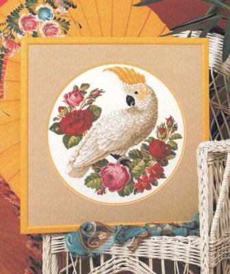 70-7026 Какаду. Набір для вишивання хрестом PERMIN - 1