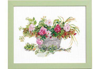  552105 Осенний сад. Набор для вышивки крестом Cosmo Fujico