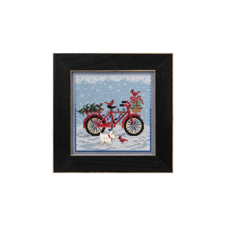 MH142134 Праздничная поездка. Набор для вышивки в смешанной технике Mill Hill - 1