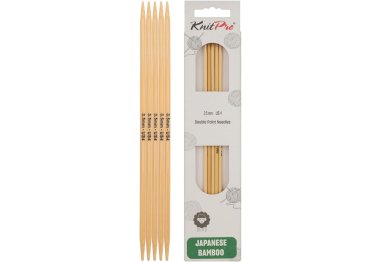 спицы для вязания 22107 Спицы носочные Bamboo KnitPro, 15 см, 3.50 мм