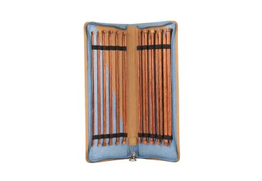 спицы для вязания 31285 Набор деревянных прямых спиц Ginger KnitPro, 35 см