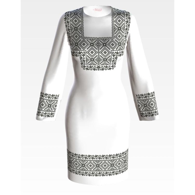 Платье женское (заготовка для вышивки) ПЛ-066 - 1