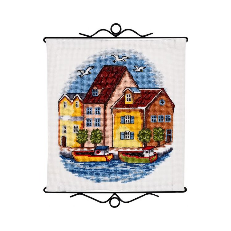 92-2356 Гавань. Набор для вышивания крестом PERMIN - 1 92-2356 Гавань. Набор для вышивания крестом PERMIN - 1