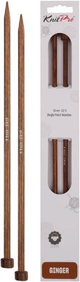 31169 Спиці прямі Ginger KnitPro, 30 см, 6.00 мм - 1