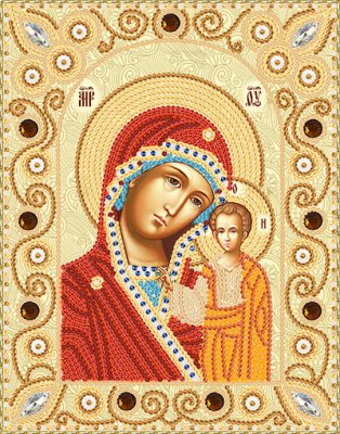 НИК-5302 Богородица Казанская. Набор для вышивки бисером Маричка - 1