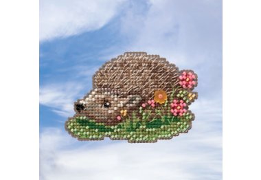 вышивка гладью MH181913 Ежик. Набор для вышивки в смешанной технике Mill Hill