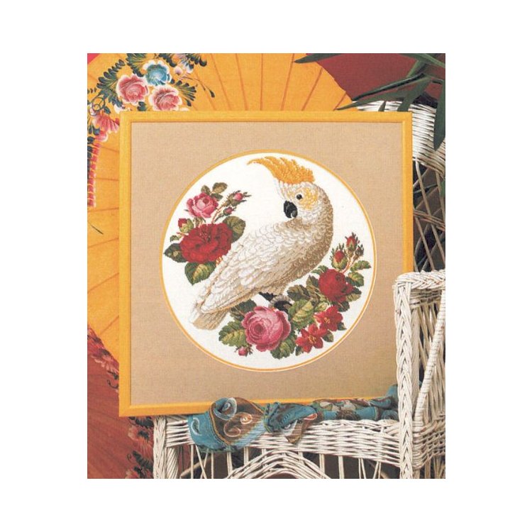 70-7026 Какаду. Набір для вишивання хрестом PERMIN - 1