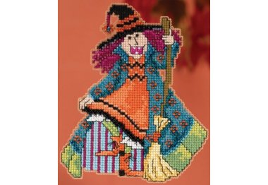 вишивка гладдю MH195202 Мімі - Фокус покус. Набір для вишивки в змішаній техніці Mill Hill вишивка гладдю MH195202 Мімі - Фокус покус. Набір для вишивки в змішаній техніці Mill Hill