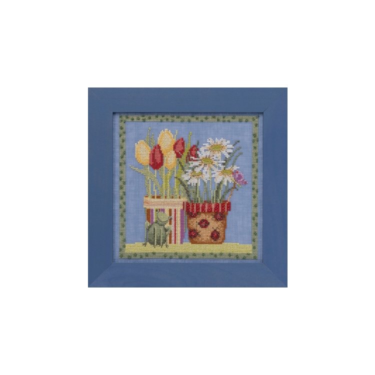 DM301912 Тюльпани і ромашки. Набір для вишивки в змішаній техніці Mill Hill - 1