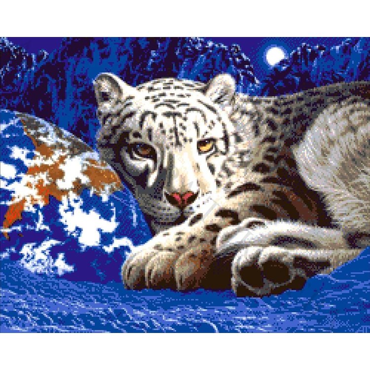 35-1702-НЗ Звездный барс. Набор Для вышивки бисером ТМ Токарева А. - 1