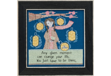 вышивка гладью CG301613 Быть там. Набор для вышивки в смешанной технике Mill Hill