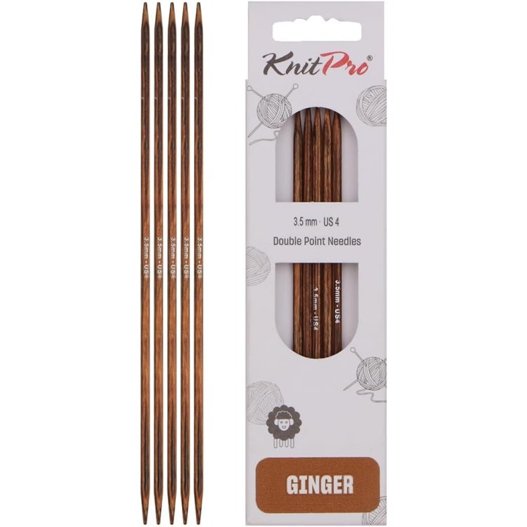 31307 Спиці шкарпеткові Ginger KnitPro, 12,5 см, 3.50 мм - 1 31307 Спиці шкарпеткові Ginger KnitPro, 12,5 см, 3.50 мм - 1