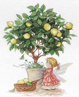 НВ-547 Лимонная фея. Набор для вышивания крестом М.П.Студия - 1