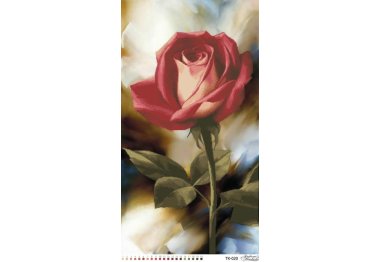  ТК-020 Романтична троянда. Схема для вишивки бісером (габардин) ТМ Барвиста Вишиванка