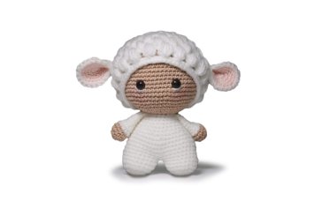 4 AMIGURUMI KIT - TOO CUTE Sheep. Набір для в'язання іграшки - 2