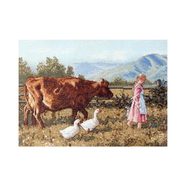 4585 Літній ранок. Набір для вишивки хрестиком Classic Design - 1 4585 Літній ранок. Набір для вишивки хрестиком Classic Design - 1