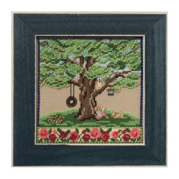 MH171713 Летний дуб. Набор для вышивки в смешанной технике Mill Hill - 1