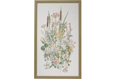  70-8400 Водяные растения. Набор для вышивания крестом PERMIN