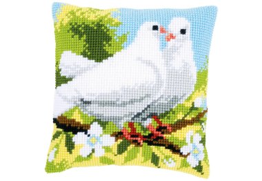  PN-0158106 Білі голуби. Набір для вишивки хрестиком Vervaco
