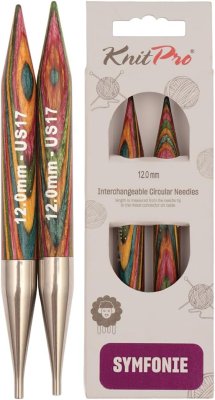 20412 Спицы съемные Symfonie Wood KnitPro, 12.00 мм - 1