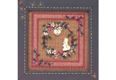 вишивка гладдю MHCB80 Весняний вінок. Набір для вишивки в змішаній техниці Mill Hill